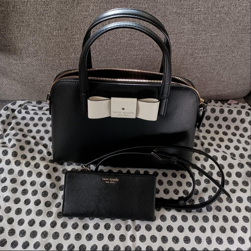 Kate Spade Black (Bag & Wallet)